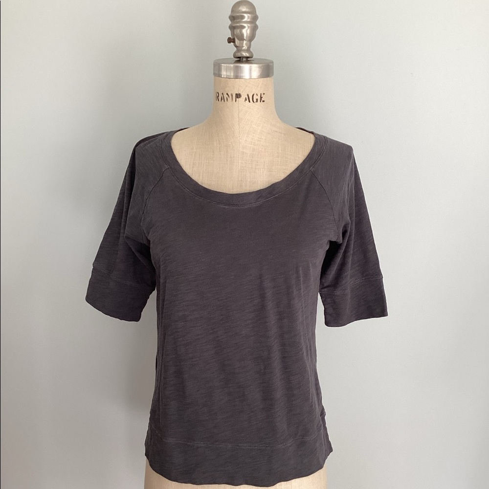 Ann Taylor LOFT Vintage Soft Gray Top Size Xsmall